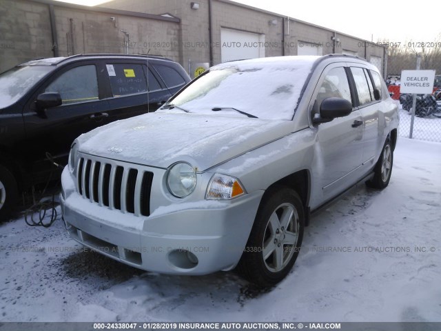 1J8FF47W88D775413 - 2008 JEEP COMPASS SPORT GRAY photo 2