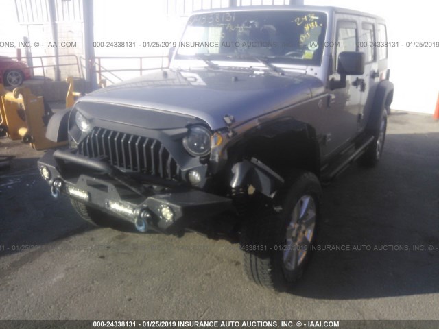 1C4HJWDG9FL644341 - 2015 JEEP WRANGLER UNLIMITE SPORT SILVER photo 6