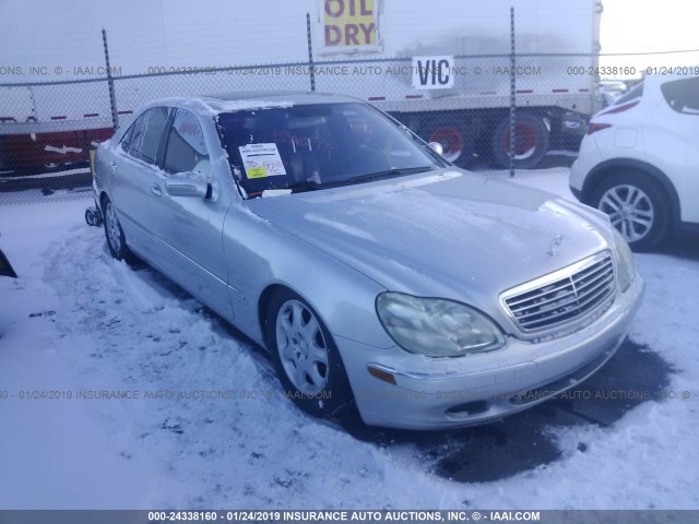 WDBNG70J61A144357 - 2001 MERCEDES-BENZ S 430 SILVER photo 1
