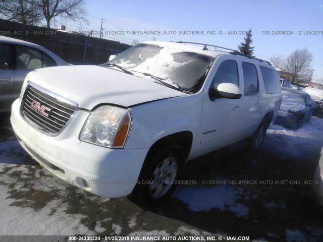 1GKS2KE77DR172715 - 2013 GMC YUKON XL K1500 SLT WHITE photo 2