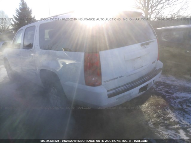 1GKS2KE77DR172715 - 2013 GMC YUKON XL K1500 SLT WHITE photo 3