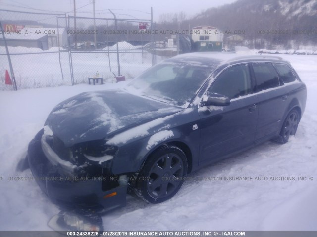 WAUSG78E56A064032 - 2006 AUDI A4 S-LINE 3.2 AVANT QUATTRO GRAY photo 2