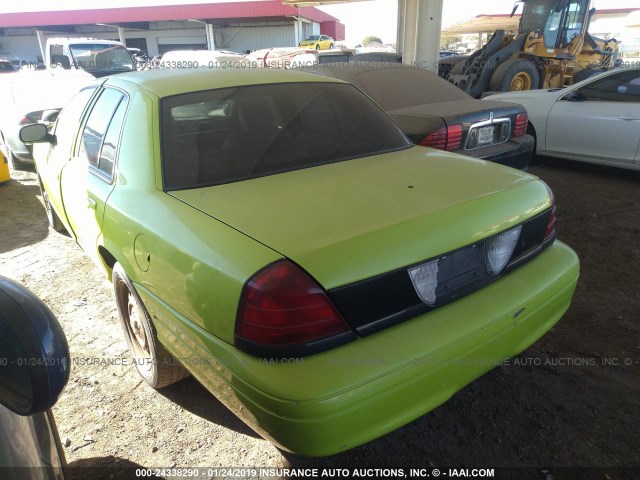 2FAHP71W76X159933 - 2006 FORD CROWN VICTORIA POLICE INTERCEPTOR GREEN photo 3