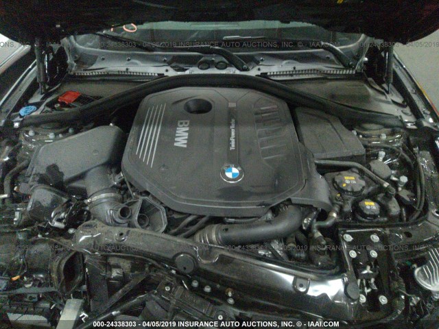 WBA4W7C59KAG52564 - 2019 BMW 440I BLACK photo 10