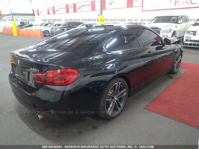 WBA4W7C59KAG52564 - 2019 BMW 440I BLACK photo 4