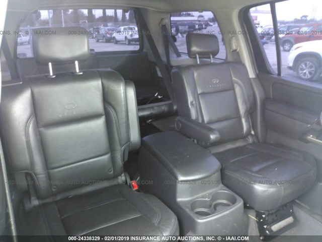 5N3AA08A26N814115 - 2006 INFINITI QX56 GRAY photo 8