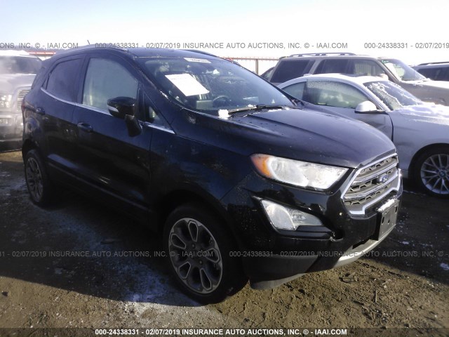 MAJ6P1WLXJC202377 - 2018 FORD ECOSPORT TITANIUM BLACK photo 1