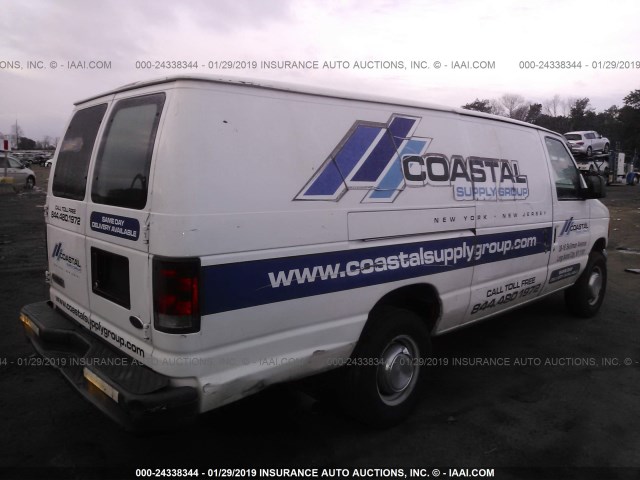 1FTSS34L16HA70142 - 2006 FORD ECONOLINE E350 SUPER DUTY VAN WHITE photo 4