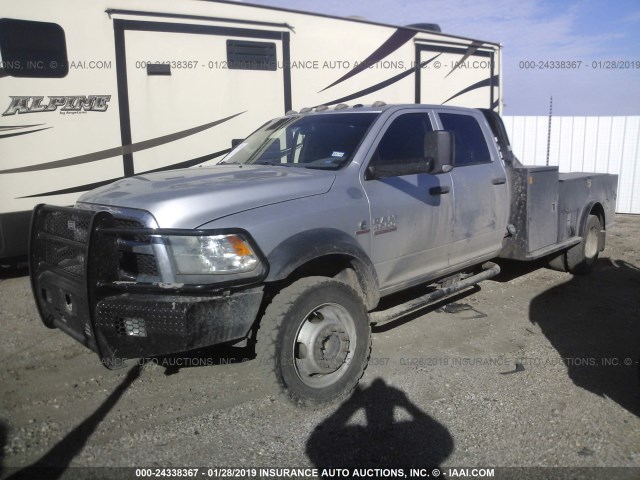 3C7WRLFL7EG232183 - 2014 RAM 4500 SILVER photo 2