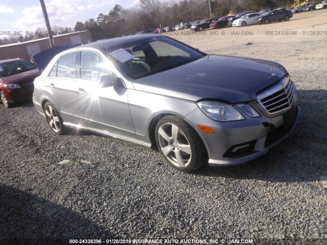 WDDHF5GB8BA473122 - 2011 MERCEDES-BENZ E 350 GRAY photo 1