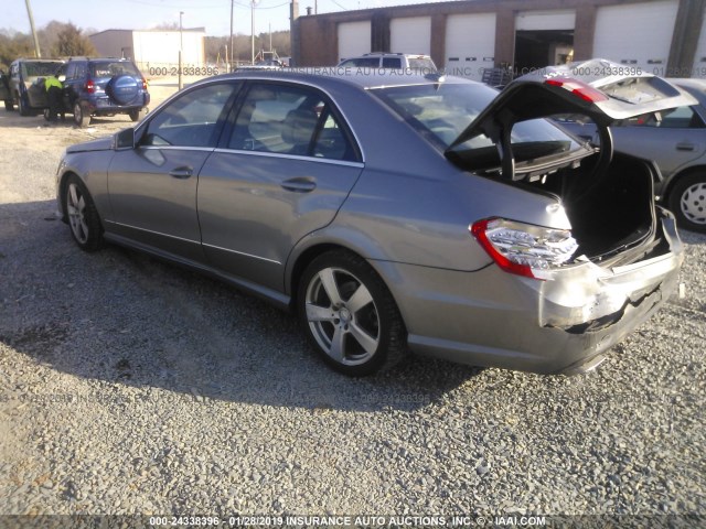 WDDHF5GB8BA473122 - 2011 MERCEDES-BENZ E 350 GRAY photo 3