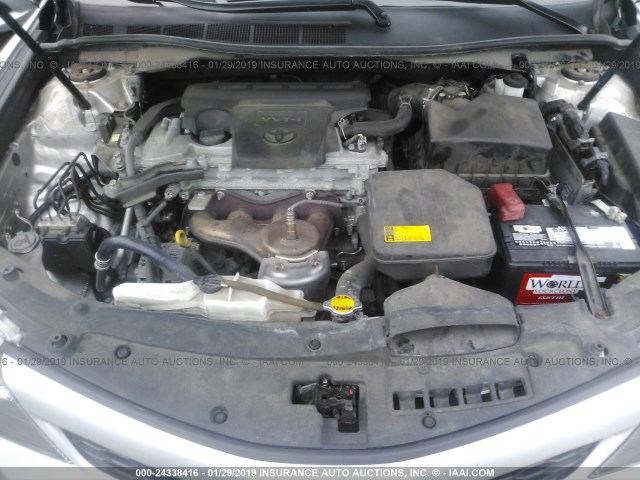 4T1BF1FK9CU103013 - 2012 TOYOTA CAMRY SE/LE/XLE 银色 照片 10