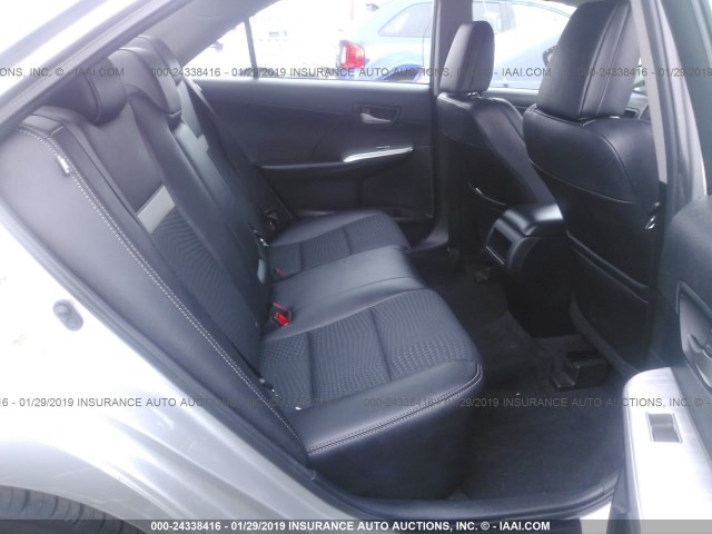 4T1BF1FK9CU103013 - 2012 TOYOTA CAMRY SE/LE/XLE 银色 照片 8
