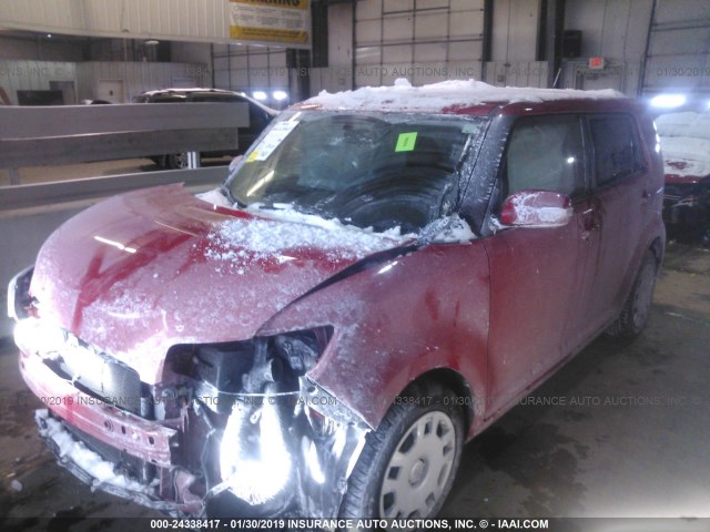 JTLZE4FE0FJ070317 - 2015 TOYOTA SCION XB RED photo 2