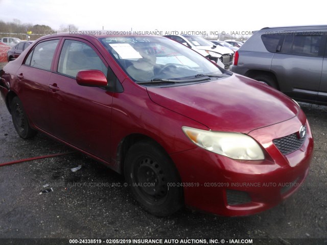 JTDBL40E09J052061 - 2009 TOYOTA COROLLA LE/XLE RED photo 1