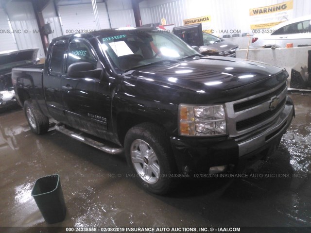 1GCEK29069Z113183 - 2009 CHEVROLET SILVERADO K1500 LT BLACK photo 1