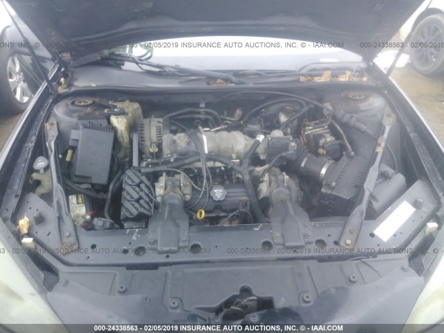 2G2WS522041359220 - 2004 PONTIAC GRAND PRIX GT2 შავი ფოტო 10