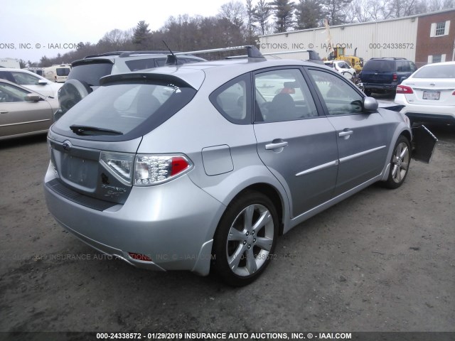 JF1GH6D61BG823352 - 2011 SUBARU IMPREZA OUTBACK SPORT SILVER photo 4