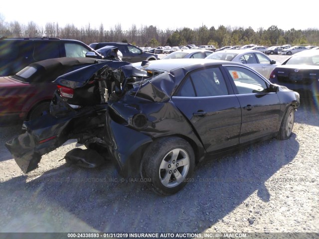 1G11B5SL7EF122421 - 2014 CHEVROLET MALIBU LS GRAY photo 4