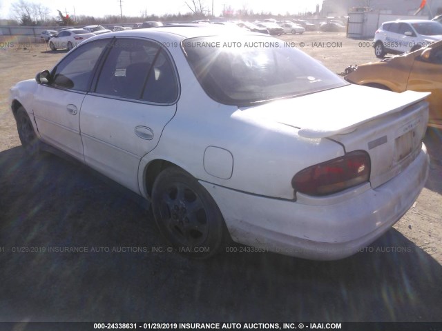 1G3WH52K6XF334927 - 1999 OLDSMOBILE INTRIGUE GX WHITE photo 3