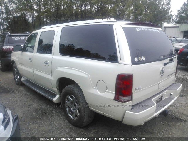 3GYFK66NX3G326649 - 2003 CADILLAC ESCALADE ESV WHITE photo 3