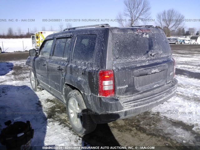 1C4NJRFB4GD691231 - 2016 JEEP PATRIOT LATITUDE BLACK photo 3