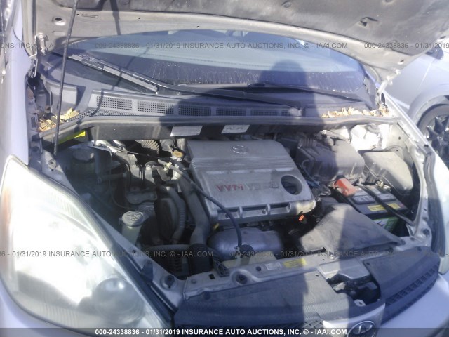 5TDZA23C25S246655 - 2005 TOYOTA SIENNA CE/LE SILVER photo 10