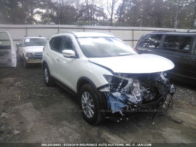 JN8AT2MT8JW490668 - 2018 NISSAN ROGUE S/SL/SV WHITE photo 1