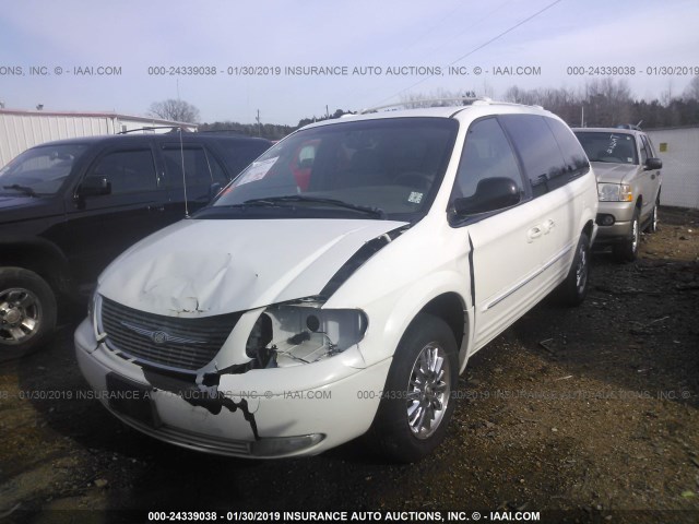 2C8GP64L03R383156 - 2003 CHRYSLER TOWN & COUNTRY LIMITED WHITE photo 2