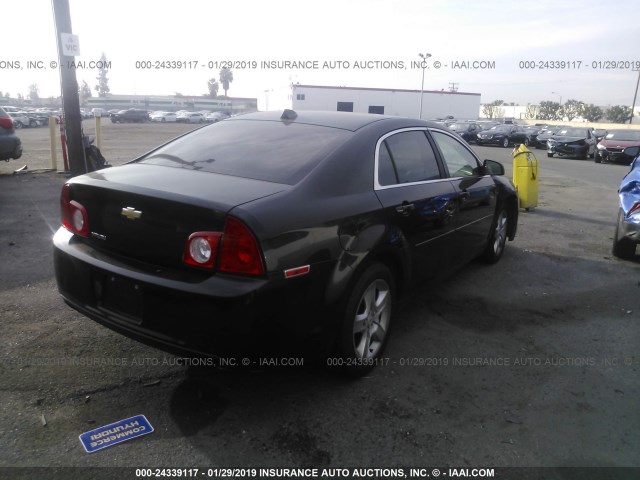 1G1ZB5E09CF333203 - 2012 CHEVROLET MALIBU LS BLACK photo 4