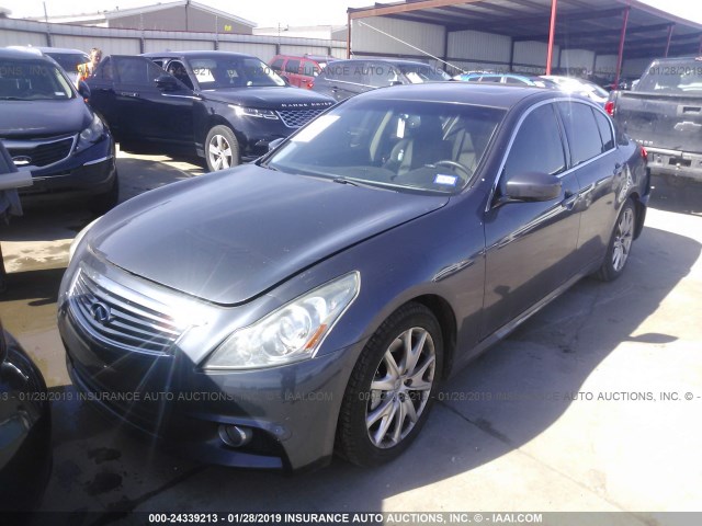 JN1CV6AP0AM203206 - 2010 INFINITI G37 SPORT BLACK photo 2