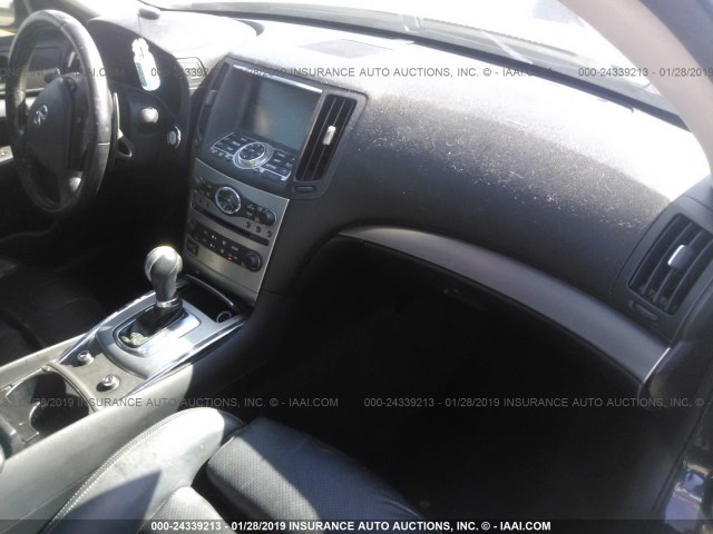 JN1CV6AP0AM203206 - 2010 INFINITI G37 SPORT BLACK photo 5