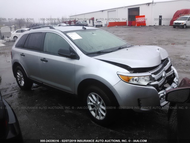 2FMDK3GC8DBC54004 - 2013 FORD EDGE SE SILVER photo 1