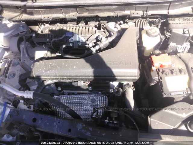 JN8AT2MT5JW454677 - 2018 NISSAN ROGUE S/SL/SV SILVER photo 10