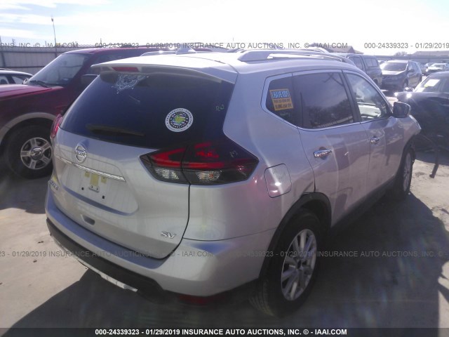 JN8AT2MT5JW454677 - 2018 NISSAN ROGUE S/SL/SV SILVER photo 4