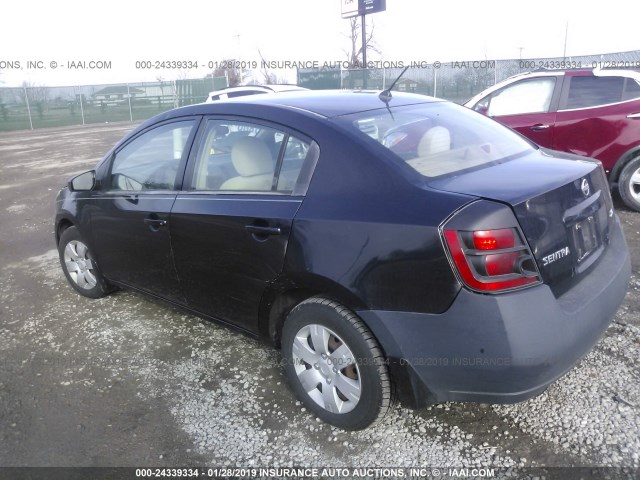 3N1AB61E97L608885 - 2007 NISSAN SENTRA 2.0/2.0S/2.0SL BLACK photo 3