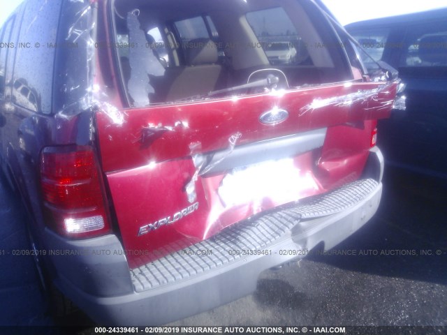 1FMZU62E64ZB13665 - 2004 FORD EXPLORER XLS/XLS SPORT RED photo 6