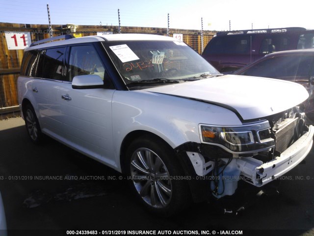 2FMHK6DT6JBA21063 - 2018 FORD FLEX LIMITED WHITE photo 1