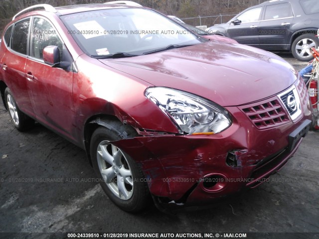 JN8AS58V89W162937 - 2009 NISSAN ROGUE S/SL RED photo 6
