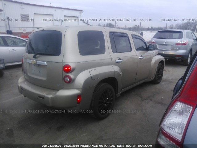 3GNDA13D87S509573 - 2007 CHEVROLET HHR LS Dorado foto 4