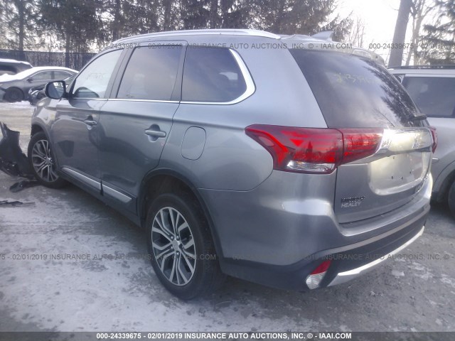 JA4AZ3A37HZ003225 - 2017 MITSUBISHI OUTLANDER SE/SEL GRAY photo 3