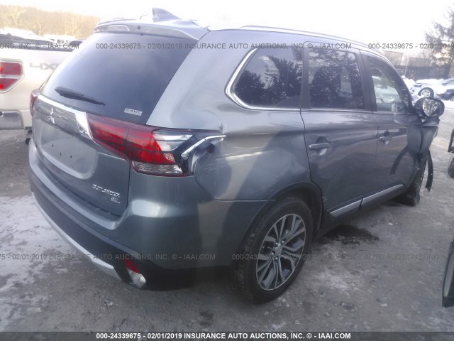 JA4AZ3A37HZ003225 - 2017 MITSUBISHI OUTLANDER SE/SEL GRAY photo 4