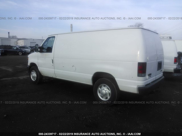 1FTSE3EL7BDB35387 - 2011 FORD ECONOLINE E350 SUPER DUTY VAN WHITE photo 3