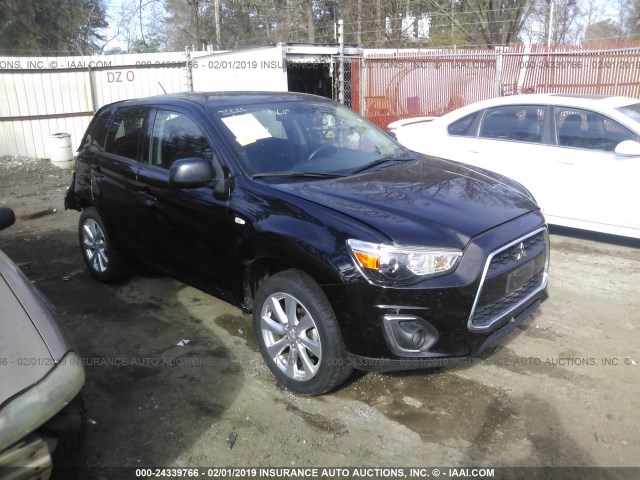 4A4AP3AU5FE035074 - 2015 MITSUBISHI OUTLANDER SPORT ES BLACK photo 1