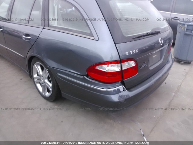 WDBUH56J56A931862 - 2006 MERCEDES-BENZ E 350 WAGON GRAY photo 6