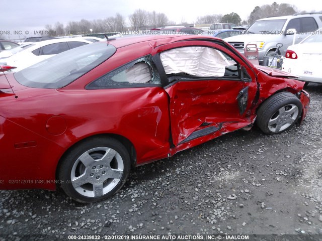 1G1AF1F50A7180884 - 2010 CHEVROLET COBALT 2LT RED photo 6