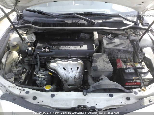 4T1BE46K68U777289 - 2008 TOYOTA CAMRY CE/LE/XLE/SE WHITE photo 10