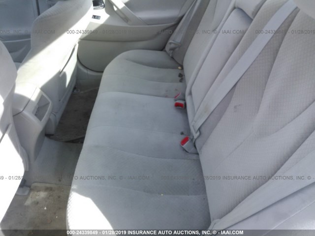 4T1BE46K68U777289 - 2008 TOYOTA CAMRY CE/LE/XLE/SE WHITE photo 8