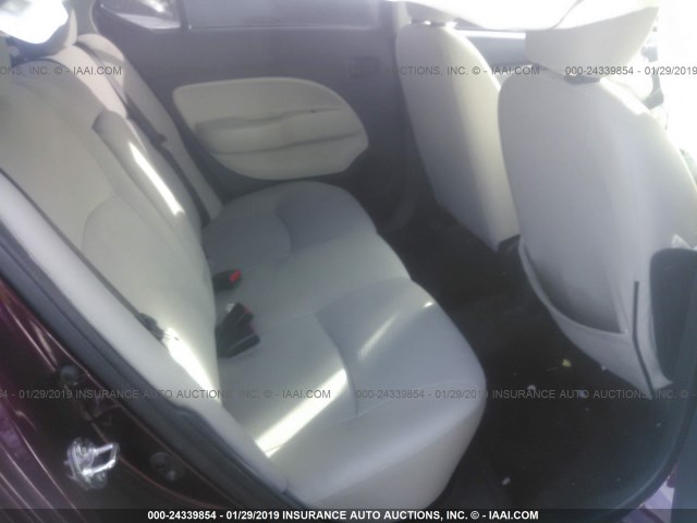 ML32F3FJ6JHF07373 - 2018 MITSUBISHI MIRAGE G4 ES Фиолетовый фото 8