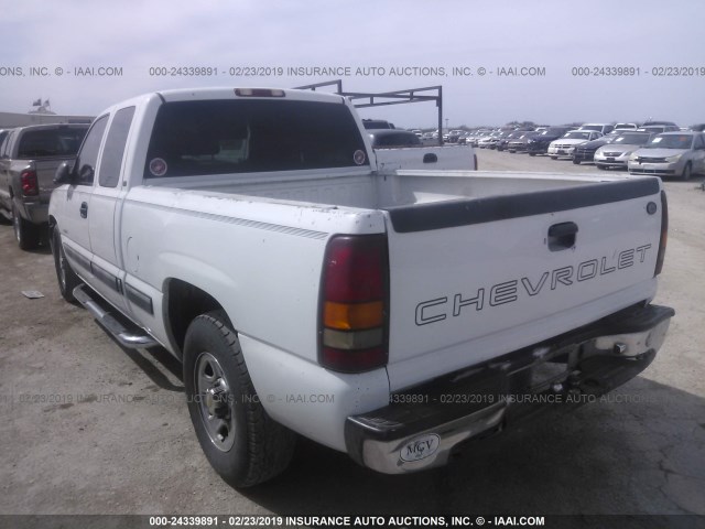 2GCEC19WXY1394519 - 2000 CHEVROLET SILVERADO C1500 WHITE photo 3